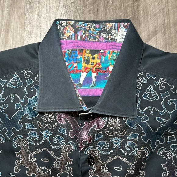 Robert Graham Cumbernauld Printed Long Sleeve Button Down - XL - Picture 6 of 7